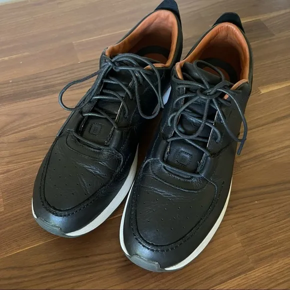 TSUBO men's black city dweller street sneakers, size 12