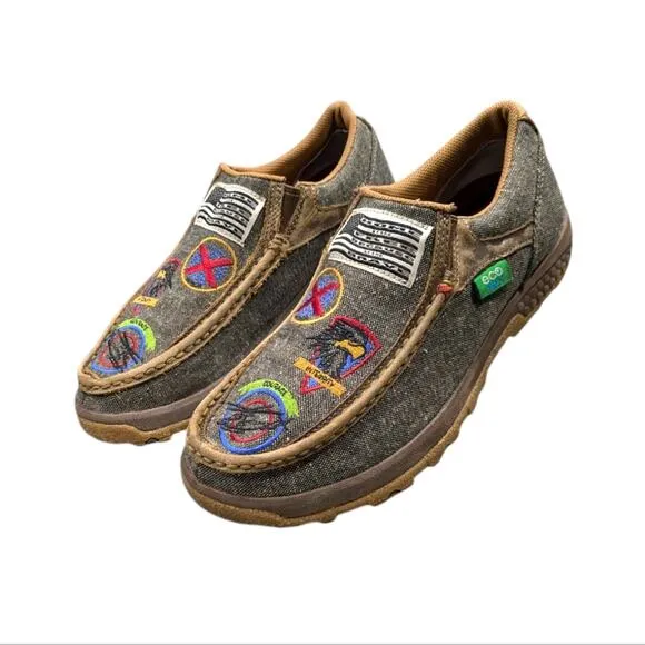 Twisted X Ecotwx Dust VFW Casual Shoes EUC Size 8M   S2869