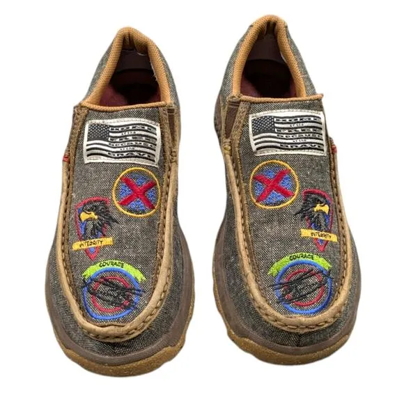 Twisted X Ecotwx Dust VFW Casual Shoes EUC Size 8M   S2869