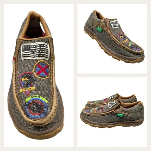 Twisted X Ecotwx Dust VFW Casual Shoes EUC Size 8M   S2869