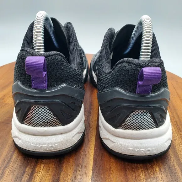 Tyrol Velocity V Shoes Womens 8 Black Pickleball Court Low Top Athletic Sneakers