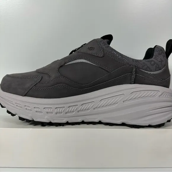 UGG CA805 ZIP GORE TEX MENS SHOES SIZE 9 DARK GREY GRAY WATERPROOF ZIPPER NEW