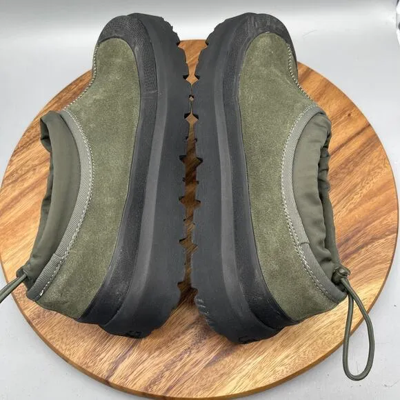 Ugg Tasman Shoes Mens 13 Green Weather Hybrid Suede Sheepskin Comfort Slippers