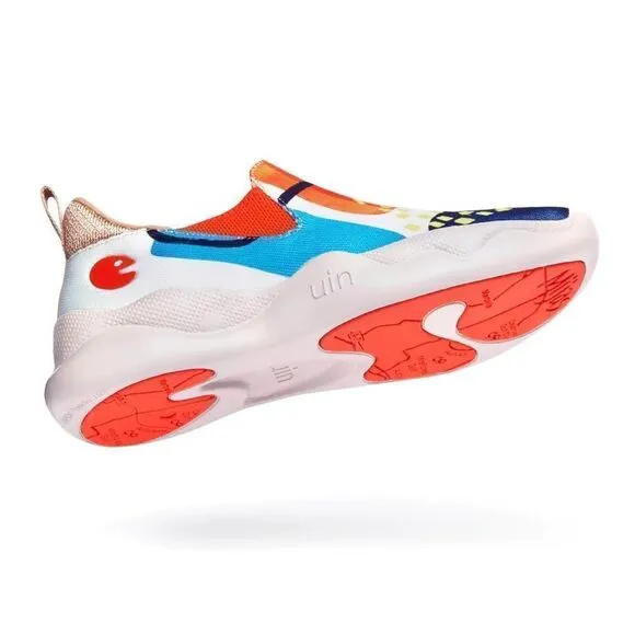 UIN Women's Sneakers Lightweight Walking Comfy Shoes(Watermelon Season Mijas II)