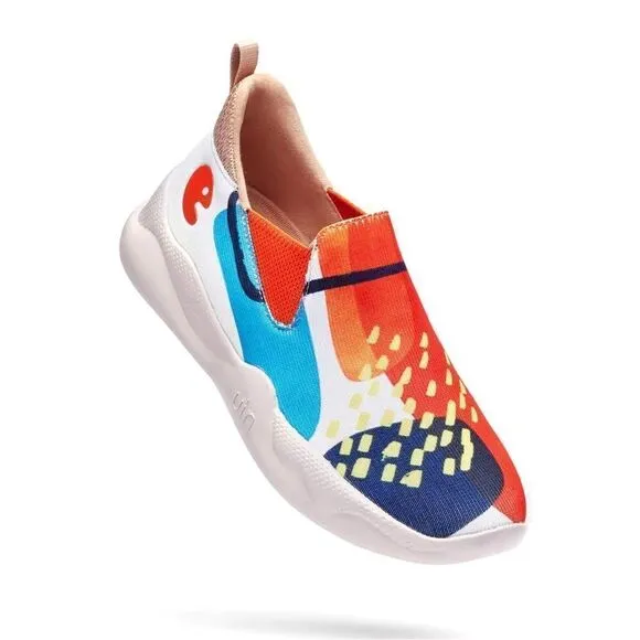 UIN Women's Sneakers Lightweight Walking Comfy Shoes(Watermelon Season Mijas II)