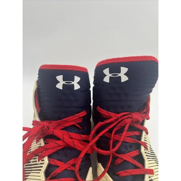 Under Armour Curry 2.5 USA Basketball Shoes Sneaker Men’s Size 11 White Blue Red