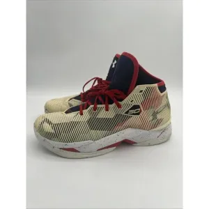Under Armour Curry 2.5 USA Basketball Shoes Sneaker Men’s Size 11 White Blue Red