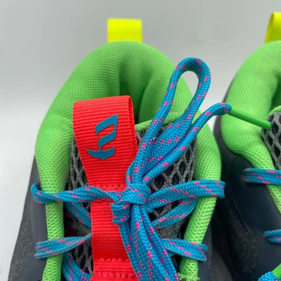 Under Armour Gray and Green Athletic Shoes with Mid-Top Support