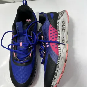 Under Armour HOVR Infinite Summi Athletic Shoes Blue and Pink Performance Design