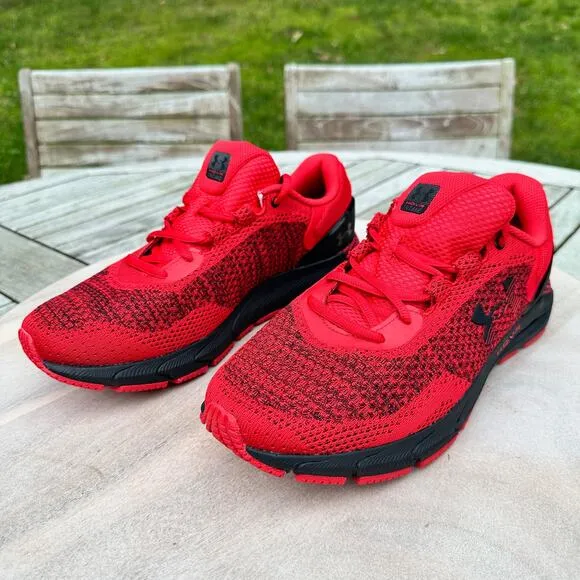 Under Armour HOVR Intake 6 Mens Sneakers Size 10 Red Athletic Shoes New 3026134