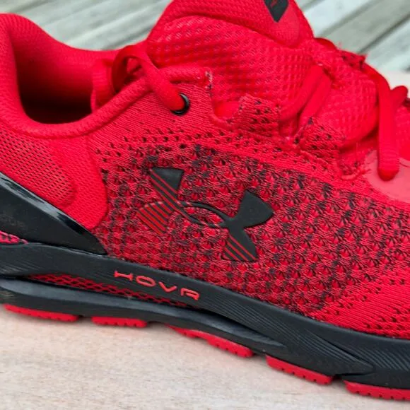 Under Armour HOVR Intake 6 Mens Sneakers Size 10 Red Athletic Shoes New 3026134