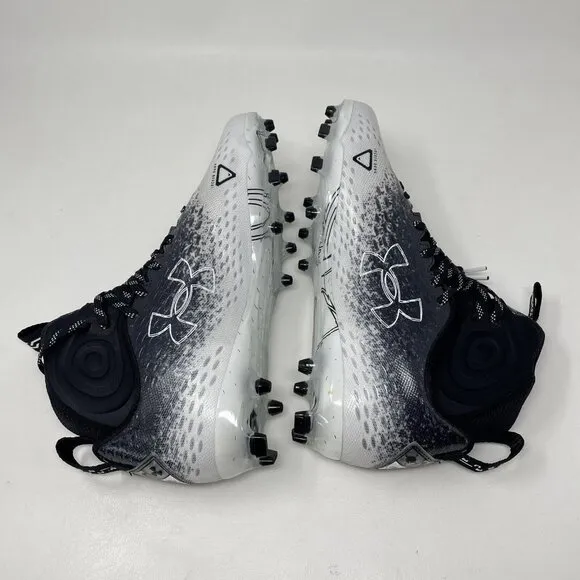Under Armour Spotlight Lux MC 2.0 Mens 10.5 Black White 3025082
