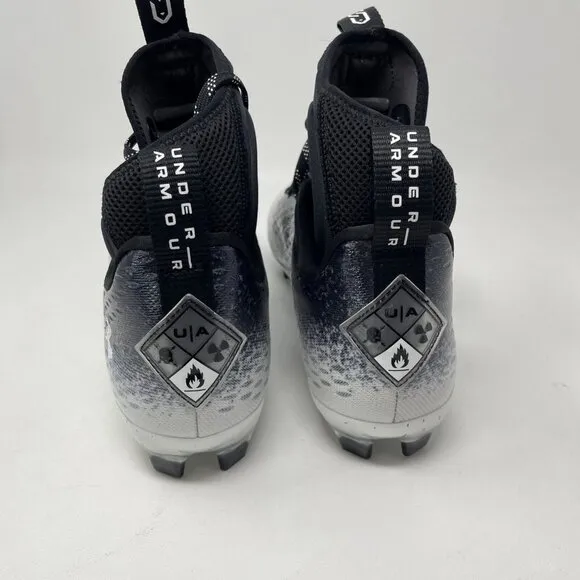 Under Armour Spotlight Lux MC 2.0 Mens 10.5 Black White 3025082
