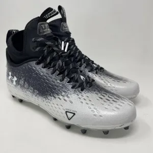 Under Armour Spotlight Lux MC 2.0 Mens 10.5 Black White 3025082