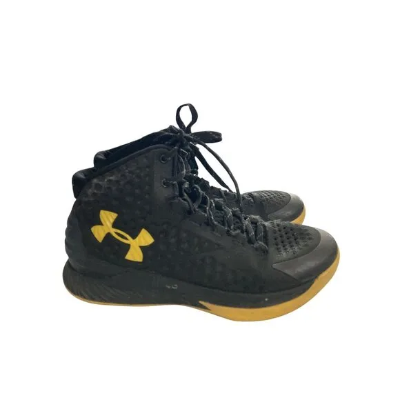 Under Armour Steph Curry championship mens Size 7.5 Black Basketball sneakers