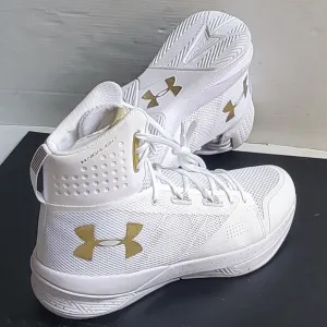 Under Armour UA Highlight Ace 2.0 White Gold 1290505-100 Volleyball Shoe sz 11.5