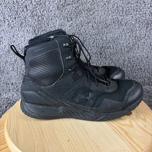Under Armour Valsetz RTS Tactical Boot Mens 11.5 Black High Top Military Sneaker