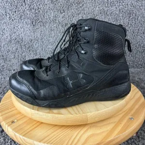 Under Armour Valsetz RTS Tactical Boot Mens 11.5 Black High Top Military Sneaker