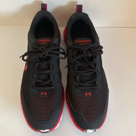 Under Under Armour Charged Assert 9 Marble Running Shoe Sz 12