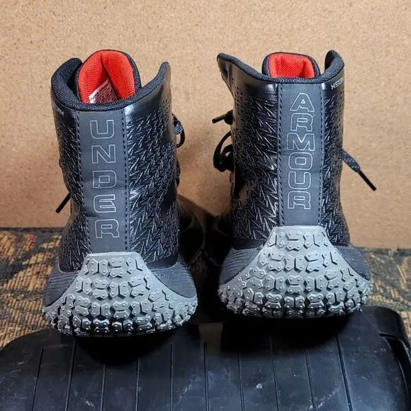 Under Armour X Level Series Boys Black and Red Shoes- Size 5
