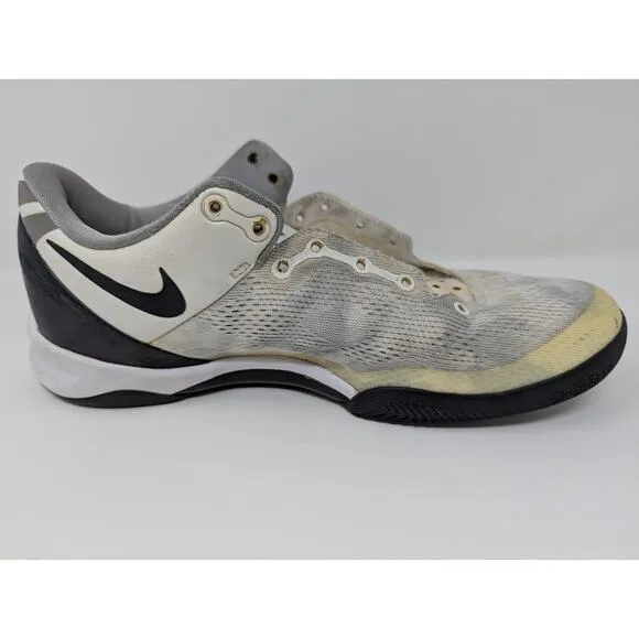 US Mens Size 8.5 - 2013 Nike Kobe 8 TB 'White Black' 599520-111 **Needs Laces