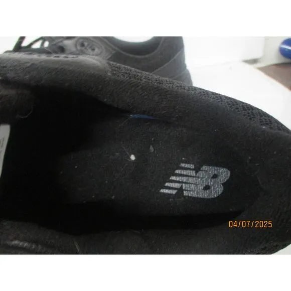 USED New Balance Women's Leather 928v3 ,Black -Size 7 X-Wide