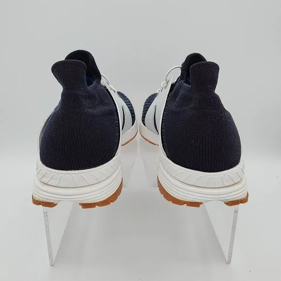 Uyn Athletic Shoes Navy Blue and White Bungee Lace Mens Size 6.5 EU 39