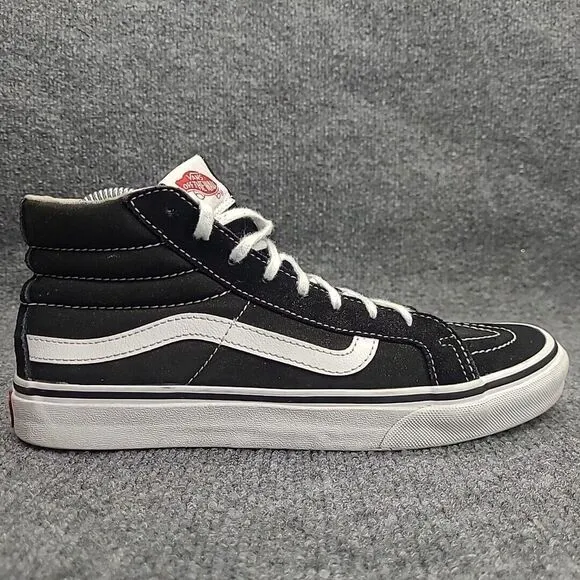 Vans 721278 Sk8-Hi  Lace-Up High Top Skateboard Shoes M US 7.5 / W 9 Suede Black