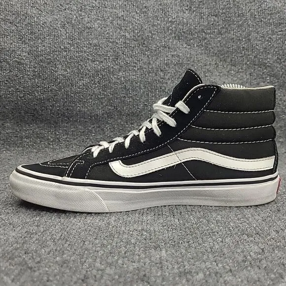 Vans 721278 Sk8-Hi  Lace-Up High Top Skateboard Shoes M US 7.5 / W 9 Suede Black