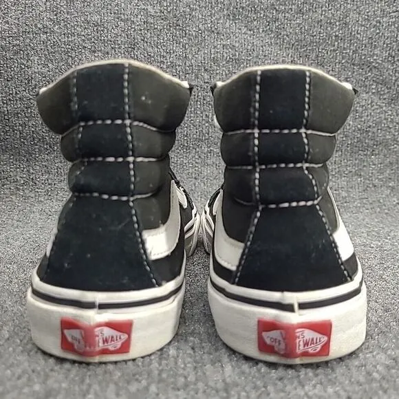 Vans 721278 Sk8-Hi  Lace-Up High Top Skateboard Shoes M US 7.5 / W 9 Suede Black
