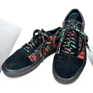 VANS A Tribe Called Quest Old Skool Low Top Stripes Shoes Mens 9 Womens 10.5