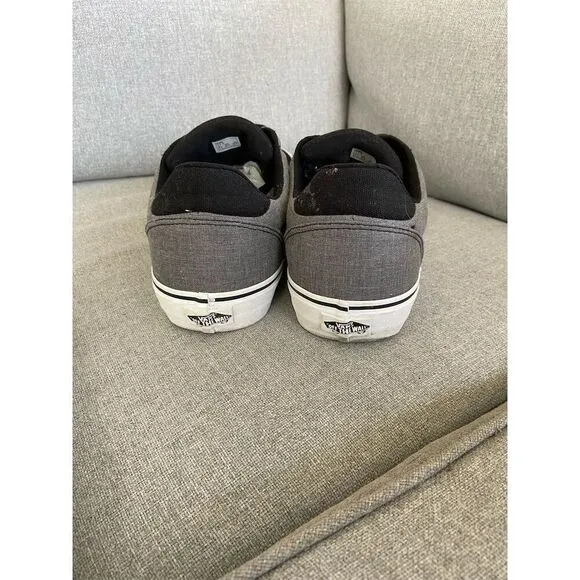 Vans Atwood Deluxe Men's Skate Shoes Black Size 11.5 Casual Sneaker