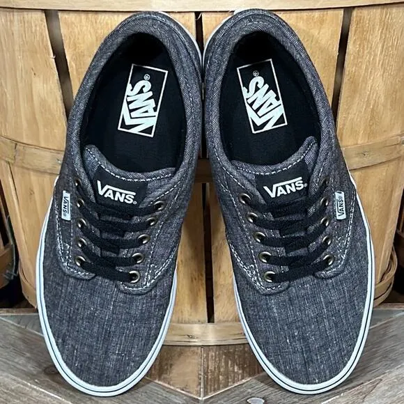 Vans Atwood Low Top Gray Canvas Skaterboarding Sneakers Shoes Mens Size 8