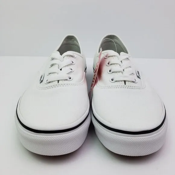 Vans Authentic Animal Sidewall Zebrawht Size 5Y Womens Sz 6.5 Low Sneaker Shoes
