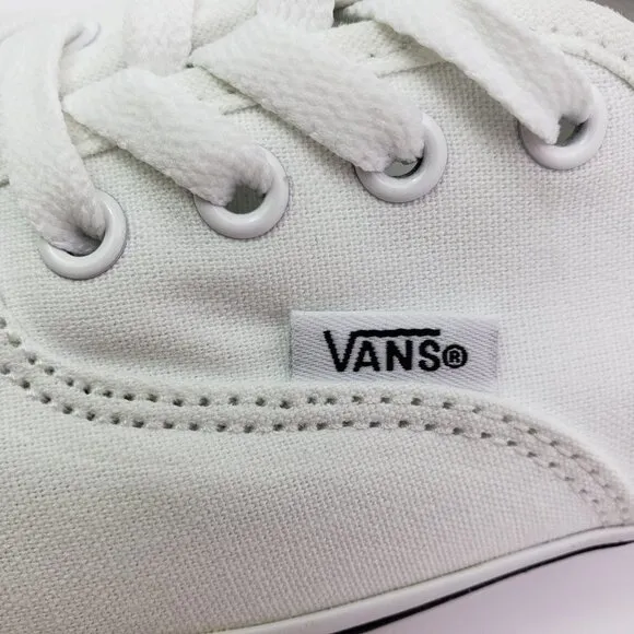 Vans Authentic Animal Sidewall Zebrawht Size 5Y Womens Sz 6.5 Low Sneaker Shoes