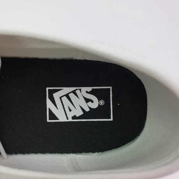 Vans Authentic Animal Sidewall Zebrawht Size 5Y Womens Sz 6.5 Low Sneaker Shoes