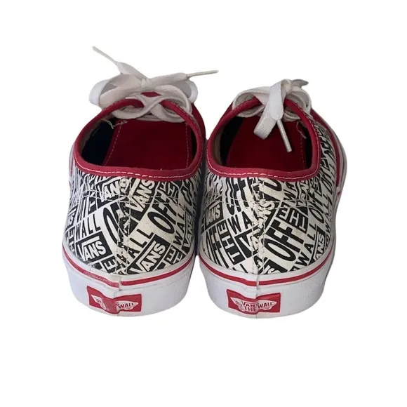 Vans Authentic OTW Repeat Racing Red sz 8.5 Men‎ 10 Women