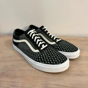 Vans Black And White Low Top Athletic Shoes