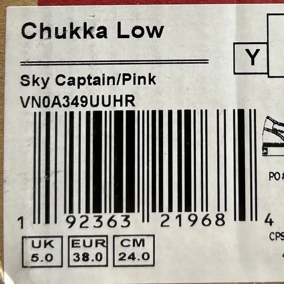 Vans Chukka Low Sky Captain Pink Shoes