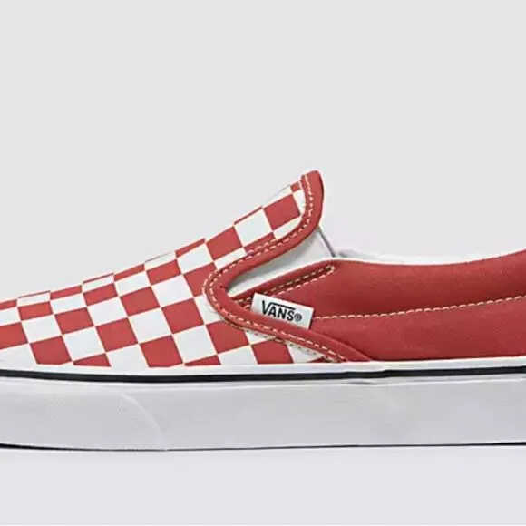 Van’s Classic checkered board skateboard shoe size 11.5 Orange/White