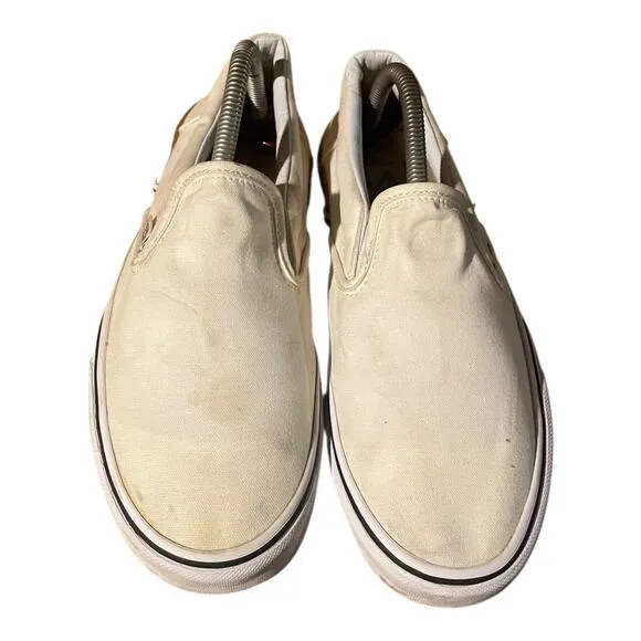 Vans Classic Slip On Gum Block Classic Skate Sneakers Size 8.5 Mens 10 Womens