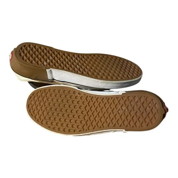 Vans Classic Slip On Gum Block Classic Skate Sneakers Size 8.5 Mens 10 Womens