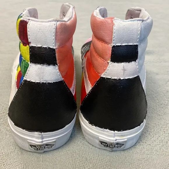 VANS Custom Hand Painted High Top Shoes