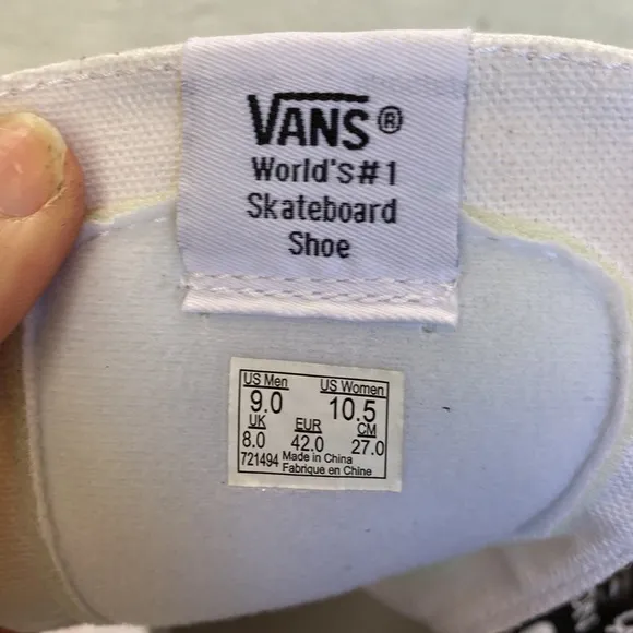 VANS Custom Hand Painted High Top Shoes