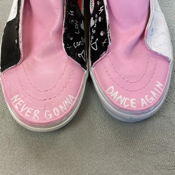 VANS Custom Hand Painted High Top Shoes