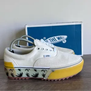 Vans Era Stacked LX Palm Tree Low Top Unisex Platform Shoe Size 10.5 or 9 #B1650