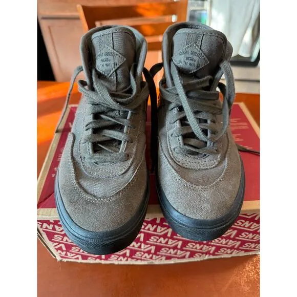 VANS High Top Gilbert Crockett Bungee Cord Grey/Black Sole 6M