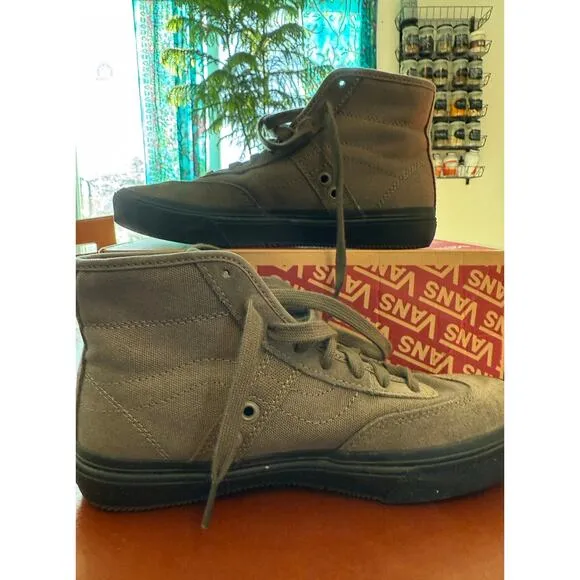 VANS High Top Gilbert Crockett Bungee Cord Grey/Black Sole 6M