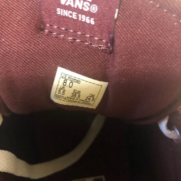 Vans High Top Shoes