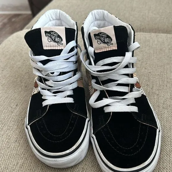 Vans High Top Breast Cancer Awareness Shoes